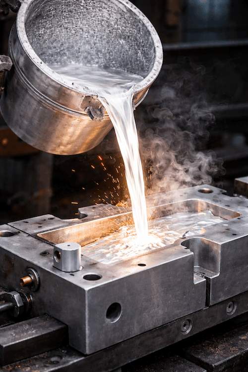 Aluminium kokillestøbning