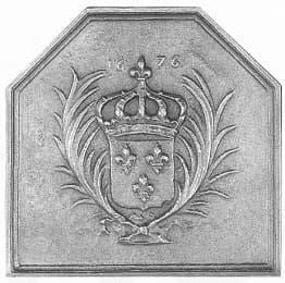 Ecu fleurdelisé og med palmer 1676 GM
