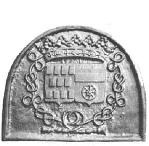 Våbenskjold for markisen af Lavardin og Marguerite de Rostaing