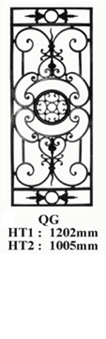 Dørgitter støbejern — Reference QG