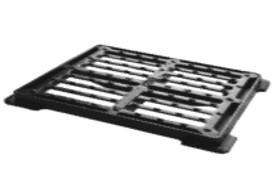 Flad firkantet grill - GPC 600