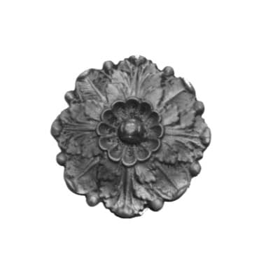 Dekorativ roset i støbejern - Calendula officinalis